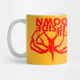 the upside upside down red Mug